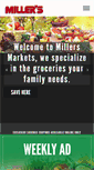 Mobile Screenshot of millersmarkets.net